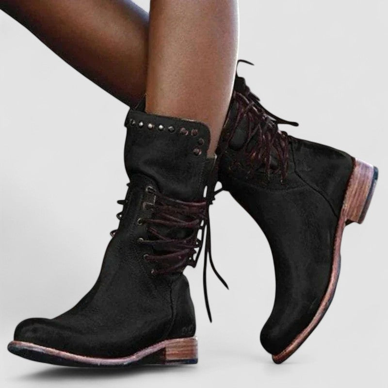 Raquel | Boots Vintage à Lacets