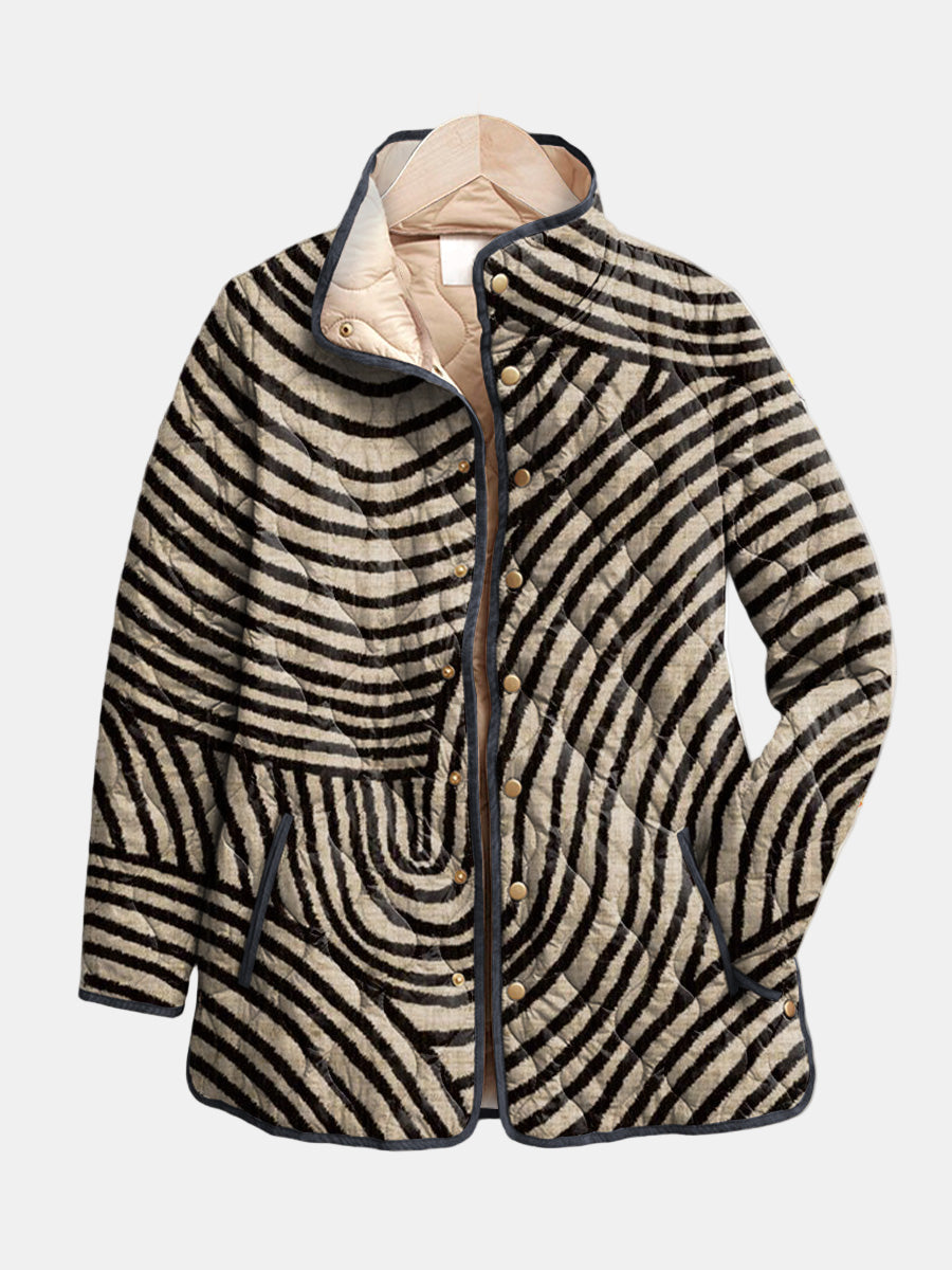 Veste Matelassée Cercles Dessinés Léa