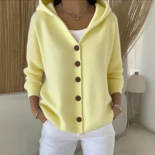 Rocío | Gilet en Maille à Capuche