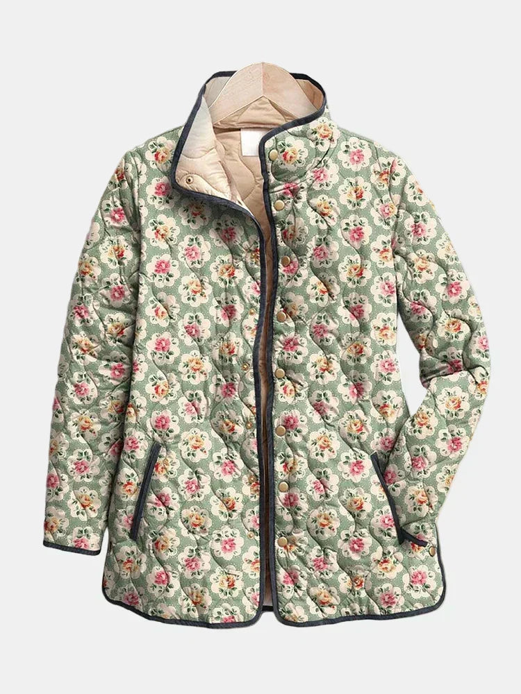 Veste Matelassée Tapisserie Fleurie Amélie