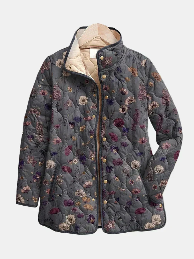 Veste Matelassée Fleurs Séchées Nathalie