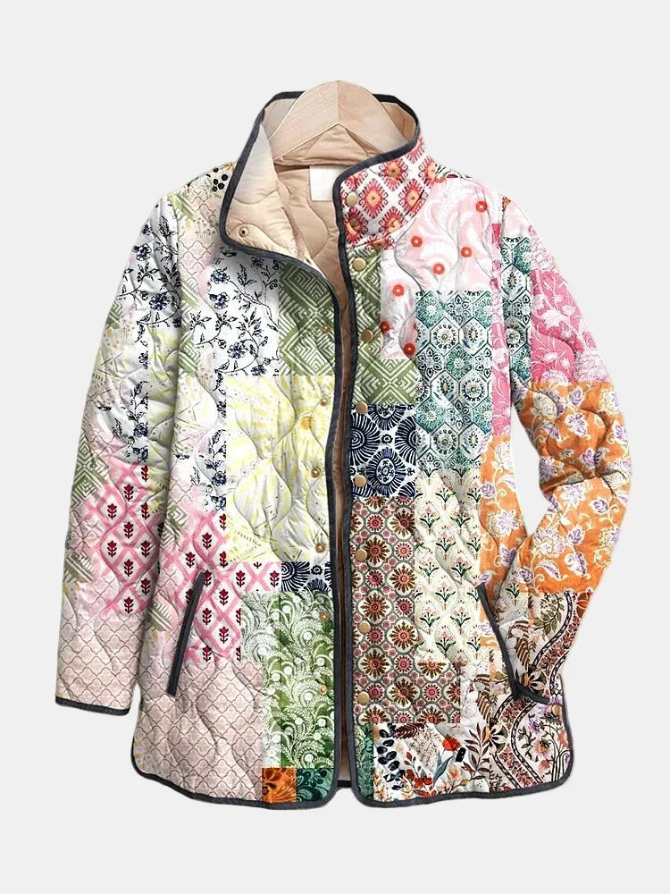 Veste Matelassée Patchwork Bohème Florence