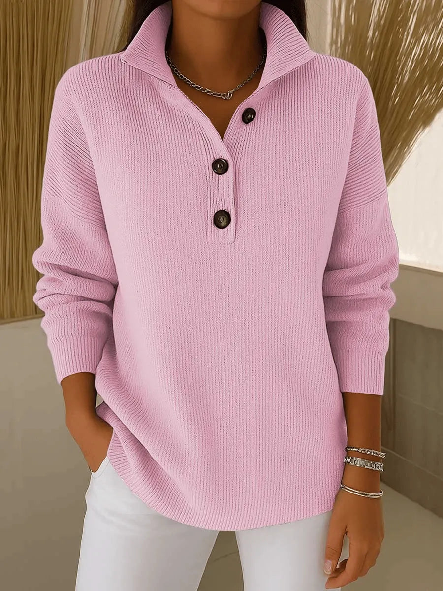Amparo | Pull Polo à Col en V