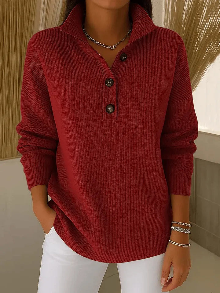 Amparo | Pull Polo à Col en V