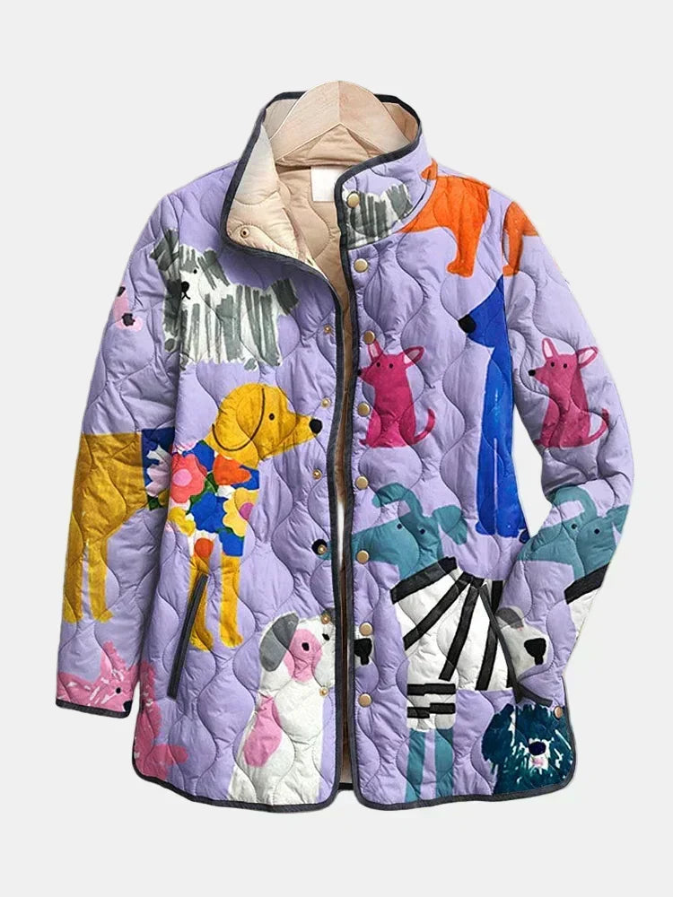 Veste Matelassée Petits Chiens Michèle