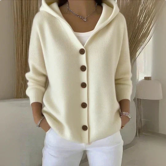 Rocío | Gilet en Maille à Capuche