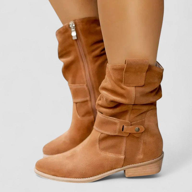 Estrella | Bottes Western à Tige Froissée